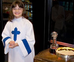Altar Server in St. Charles Borromeo Church